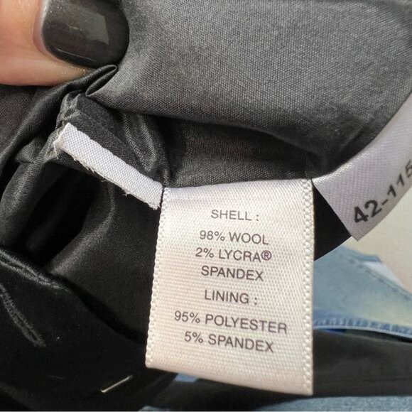 Ann Taylor Wool Blend Satin Trim Tuxedo Trouser Pants - Picture 8 of 10